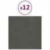 VidaXL Panneaux muraux 12 pcs Gris foncé 30x30 cm Velours 1,08 m² 1 VidaXL Panneaux muraux 12 pcs Gris foncé 30x30 cm Velours 1,08 m² -Matériaux de construction Soldes image 2 343808