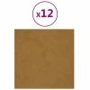 VidaXL Panneaux muraux 12 pcs Marron 30x30 cm Velours 1,08 m² 1 VidaXL Panneaux muraux 12 pcs Marron 30x30 cm Velours 1,08 m² -Matériaux de construction Soldes image 2 343814