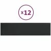 VidaXL Panneaux muraux 12 pcs Noir 60x15 cm Similicuir 1,08 m² 1 VidaXL Panneaux muraux 12 pcs Noir 60x15 cm Similicuir 1,08 m² -Matériaux de construction Soldes image 2 343827