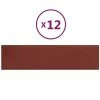 VidaXL Panneaux muraux 12pcs Rouge bordeaux 60x15cm Similicuir 1,08 m² -Matériaux de construction Soldes image 2 343832