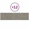 VidaXL Panneaux muraux 12 pcs Gris clair 60x15 cm Velours 1,08 m² -Matériaux de construction Soldes image 2 343835