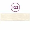 VidaXL Panneaux muraux 12 pcs Crème 60x15 cm Velours 1,08 m² 1 VidaXL Panneaux muraux 12 pcs Crème 60x15 cm Velours 1,08 m² -Matériaux de construction Soldes image 2 343843