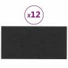 VidaXL Panneaux muraux 12 pcs Noir 60x30 cm Tissu 2,16 m² 2 VidaXL Panneaux muraux 12 pcs Noir 60x30 cm Tissu 2,16 m² -Matériaux de construction Soldes image 2 343852