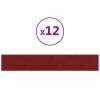 VidaXL Panneaux muraux 12 pcs Rouge bordeaux 90x15 cm Tissu 1,62 m² 1 VidaXL Panneaux muraux 12 pcs Rouge bordeaux 90x15 cm Tissu 1,62 m² -Matériaux de construction Soldes image 2 343876