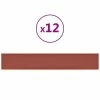 VidaXL Panneaux muraux 12 pcs Bordeaux 90x15 cm Similicuir 1,62 m² -Matériaux de construction Soldes image 2 343888