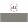 VidaXL Panneaux muraux 12 pcs Gris clair 90x30 cm Tissu 3,24 m² 2 VidaXL Panneaux muraux 12 pcs Gris clair 90x30 cm Tissu 3,24 m² -Matériaux de construction Soldes image 2 343901