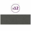 VidaXL Panneaux muraux 12 pcs Gris foncé 90x30 cm Tissu 3,24 m² 2 VidaXL Panneaux muraux 12 pcs Gris foncé 90x30 cm Tissu 3,24 m² -Matériaux de construction Soldes image 2 343902