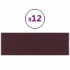VidaXL Panneaux muraux 12 pcs Violet 90x30 cm Tissu 3,24 m² 2 VidaXL Panneaux muraux 12 pcs Violet 90x30 cm Tissu 3,24 m² -Matériaux de construction Soldes image 2 343906