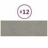 VidaXL Panneaux muraux 12 pcs Gris clair 90x30 cm Velours 3,24 m² 2 VidaXL Panneaux muraux 12 pcs Gris clair 90x30 cm Velours 3,24 m² -Matériaux de construction Soldes image 2 343919