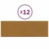 VidaXL Panneaux muraux 12 pcs Marron 90x30 cm Velours 3,24 m² 1 VidaXL Panneaux muraux 12 pcs Marron 90x30 cm Velours 3,24 m² -Matériaux de construction Soldes image 2 343926
