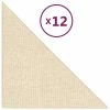 VidaXL Panneaux muraux 12 pcs Crème 30x30 cm Tissu 1,08 m² 1 VidaXL Panneaux muraux 12 pcs Crème 30x30 cm Tissu 1,08 m² -Matériaux de construction Soldes image 2 343928