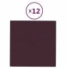 VidaXL Panneaux muraux 12 pcs Violet 30x30 cm Tissu 1,08 m² 1 VidaXL Panneaux muraux 12 pcs Violet 30x30 cm Tissu 1,08 m² -Matériaux de construction Soldes image 2 343962