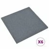 VidaXL Carreaux de protection antichoc 6pcs Caoutchouc 50x50x3 cm Gris -Matériaux de construction Soldes image 2 93439