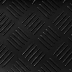 VidaXL Tapis en caoutchouc antidérapant 2 x 1 m Modèle strié -Matériaux de construction Soldes image 3 141168