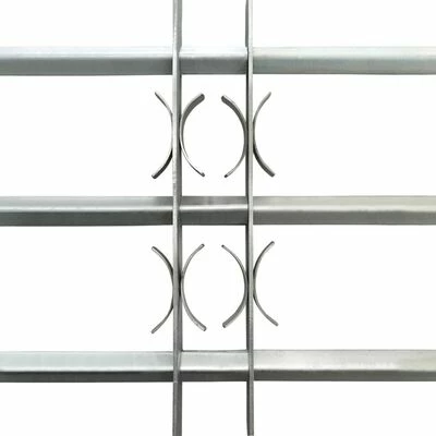 VidaXL Grille réglable de sécurité de fenêtres et 3 barres 500-650 mm 5 VidaXL Grille réglable de sécurité de fenêtres et 3 barres 500-650 mm – Image 3