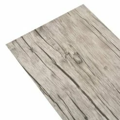 VidaXL Planche de plancher PVC 5,26 m² 2 mm Couleur de chêne délavé -Matériaux de construction Soldes image 3 245163