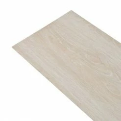 VidaXL Planche de plancher PVC 5,26 m² 2 mm Couleur de chêne blanc -Matériaux de construction Soldes image 3 245164