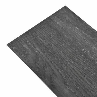 VidaXL Planche de plancher PVC 5,26 m² 2 mm Noir et blanc 5 VidaXL Planche de plancher PVC 5,26 m² 2 mm Noir et blanc – Image 3