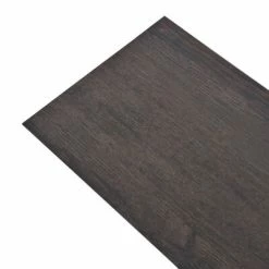 VidaXL Planche de plancher PVC 5,26 m² 2 mm Gris foncé Chêne -Matériaux de construction Soldes image 3 245169
