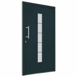 VidaXL Porte d'entrée Aluminium et PVC Anthracite 110x210 cm 9 VidaXL Porte d'entrée Aluminium et PVC Anthracite 110x210 cm -Matériaux de construction Soldes image 3 3056817