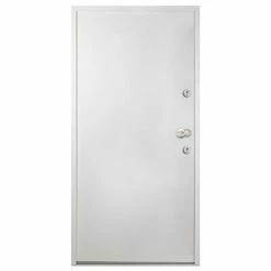 VidaXL Porte d'entrée Aluminium Blanc 100x200 cm -Matériaux de construction Soldes image 3 3059695