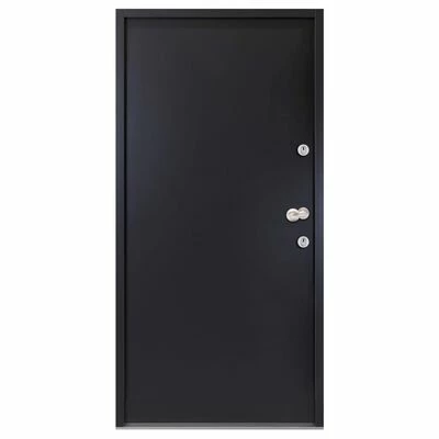VidaXL Porte d'entrée Aluminium Anthracite 110x207,5 cm 5 VidaXL Porte d'entrée Aluminium Anthracite 110x207,5 cm – Image 3