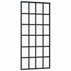 VidaXL Porte coulissante et quincaillerie Verre et Aluminium 90x205 cm 10 VidaXL Porte coulissante et quincaillerie Verre et Aluminium 90x205 cm -Matériaux de construction Soldes image 3 3081964