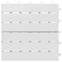 VidaXL Carreaux de terrasse 10 pcs Blanc 30x30 cm Bois d'acacia solide -Matériaux de construction Soldes image 3 310117
