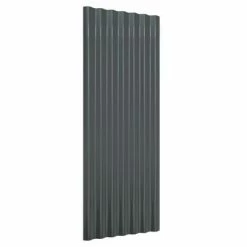 VidaXL Panneaux de toiture 12 pcs Acier Anthracite 100x36 cm -Matériaux de construction Soldes image 3 319145