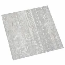 VidaXL Planches de plancher autoadhésives 55 pcs PVC 5,11 m² Gris -Matériaux de construction Soldes image 3 324675