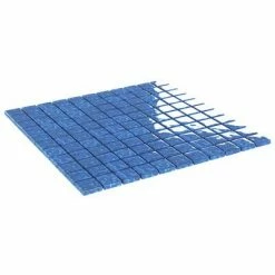 VidaXL Carreaux mosaïque 22 pcs Bleu 30x30 cm Verre -Matériaux de construction Soldes image 3 327308