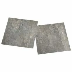 VidaXL Planches de plancher autoadhésives 20 pcs PVC 1,86 m² Gris -Matériaux de construction Soldes image 3 330148