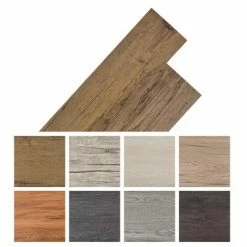 VidaXL Planches de plancher autoadhésives 2,51 m² 2 mm Marron noyer -Matériaux de construction Soldes image 3 342872