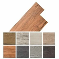 VidaXL Planches de plancher PVC autoadhésif 2,51 m² 2 mm Orme nature -Matériaux de construction Soldes image 3 342876