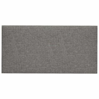 VidaXL Panneaux muraux 12 pcs Gris clair 30x15 cm Tissu 0,54 m² 5 VidaXL Panneaux muraux 12 pcs Gris clair 30x15 cm Tissu 0,54 m² – Image 3
