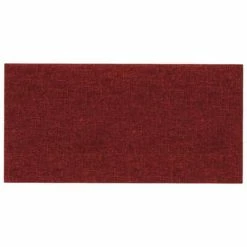 VidaXL Panneaux muraux 12 pcs Rouge bordeaux 30x15 cm Tissu 0,54 m² -Matériaux de construction Soldes image 3 343764