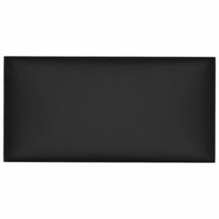 VidaXL Panneaux muraux 12 pcs Noir 30x15 cm Similicuir 0,54 m² -Matériaux de construction Soldes image 3 343771
