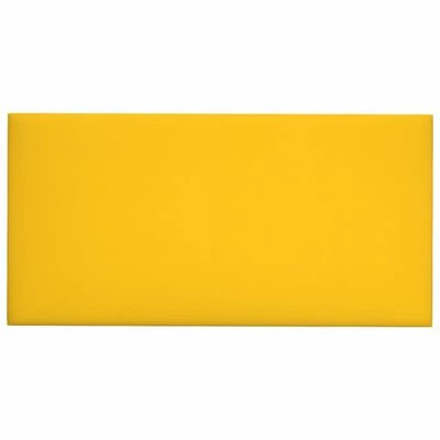 VidaXL Panneaux muraux 12 pcs Jaune 30x15 cm Velours 0,54 m² 5 VidaXL Panneaux muraux 12 pcs Jaune 30x15 cm Velours 0,54 m² – Image 3