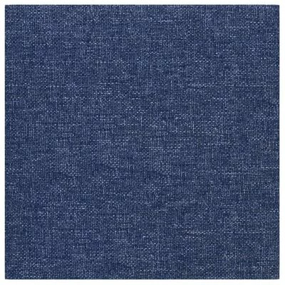 VidaXL Panneaux muraux 12 pcs Bleu 30x30 cm Tissu 1,08 m² 5 VidaXL Panneaux muraux 12 pcs Bleu 30x30 cm Tissu 1,08 m² – Image 3