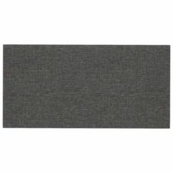 VidaXL Panneaux muraux 12 pcs Gris foncé 60x30 cm Tissu 2,16 m² -Matériaux de construction Soldes image 3 343846