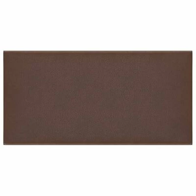 VidaXL Panneaux muraux 12 pcs Marron 60x30 cm Similicuir 2,16 m² 5 VidaXL Panneaux muraux 12 pcs Marron 60x30 cm Similicuir 2,16 m² – Image 3
