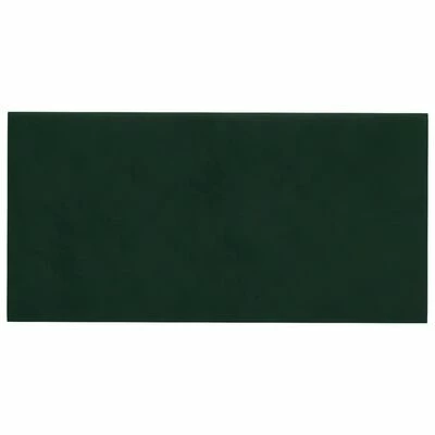 VidaXL Panneaux muraux 12 pcs Vert foncé 60x30 cm Velours 2,16 m² 5 VidaXL Panneaux muraux 12 pcs Vert foncé 60x30 cm Velours 2,16 m² – Image 3