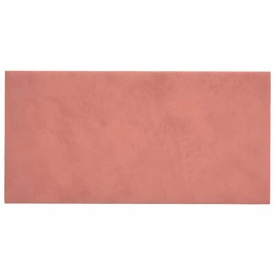 VidaXL Panneaux muraux 12 pcs Rose 60x30 cm Velours 2,16 m² 5 VidaXL Panneaux muraux 12 pcs Rose 60x30 cm Velours 2,16 m² – Image 3