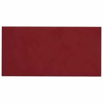 VidaXL Panneaux muraux 12 pcs Rouge bordeaux 60x30 cm Velours 2,16 m² 5 VidaXL Panneaux muraux 12 pcs Rouge bordeaux 60x30 cm Velours 2,16 m² – Image 3