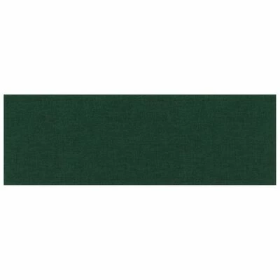 VidaXL Panneaux muraux 12 pcs Vert foncé 90x30 cm Tissu 3,24 m² 5 VidaXL Panneaux muraux 12 pcs Vert foncé 90x30 cm Tissu 3,24 m² – Image 3