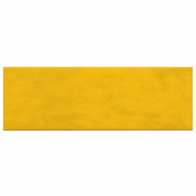 VidaXL Panneaux muraux 12 pcs Jaune 90x30 cm Velours 3,24 m² 5 VidaXL Panneaux muraux 12 pcs Jaune 90x30 cm Velours 3,24 m² – Image 3