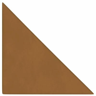 VidaXL Panneaux muraux 12 pcs Marron 30x30 cm Velours 1,08 m² 5 VidaXL Panneaux muraux 12 pcs Marron 30x30 cm Velours 1,08 m² – Image 3