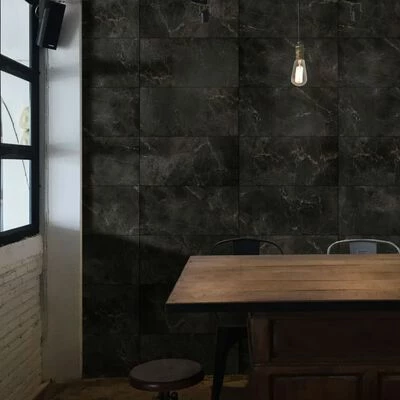 Grosfillex Carreau de revêtement mural Gx Wall+ 11 pcs 30x60 cm Noir 5 Grosfillex Carreau de revêtement mural Gx Wall+ 11 pcs 30x60 cm Noir – Image 3