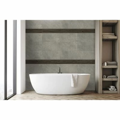 Grosfillex Carreau de revêtement mural 15 pcs 15x90 cm Chêne marron 5 Grosfillex Carreau de revêtement mural 15 pcs 15x90 cm Chêne marron – Image 3