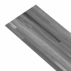 VidaXL Planches de plancher PVC 5,02 m² 2 mm Autoadhésif Gris rayé -Matériaux de construction Soldes image 4 146560